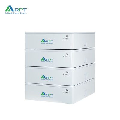 Qualität Modulär gestapelte Energiespeicherbatterie für Haushalte 51.2V 100Ah/200Ah/300Ah/400Ah usine