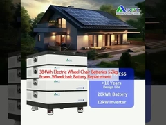 384Wh Elektrische Rollstuhlbatterien 5,2 kg Kraft Rollstuhl Batterien Ersatz