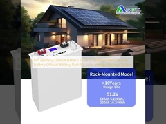 RPT-Batterie LifePo4 Batterie 51.2V 5.12kWh/10kWh Lithiumbatterie Lithiumbatteriepaket für Solarenergie-Speichersysteme